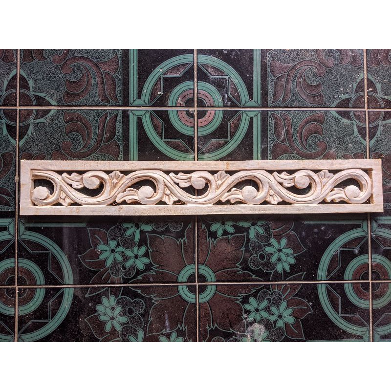 Ornamen Ukir Kayu Lung Lis 60cm x 9cm - Ornamen Ukir Jepara - Ukir Jepara - Dekorasi Rumah
