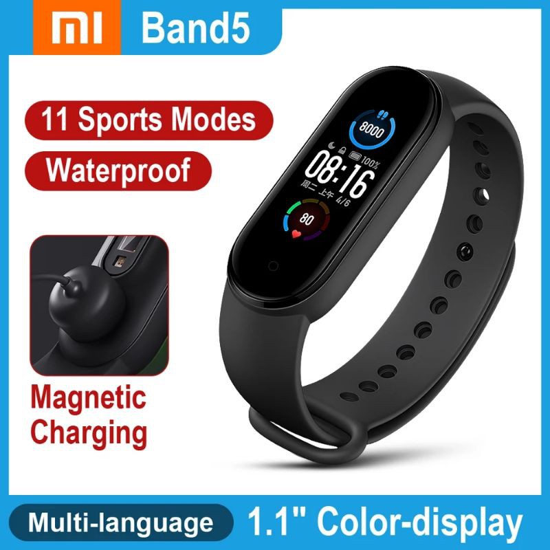 Xiaomi Mi Band 5 AMOLED miband 5 Smartband Original BNOB