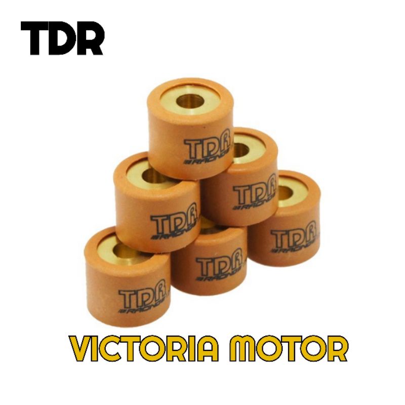 Roler TDR Roller CVT Set for Beat karbu, Scoopy karbu, Spacy karbu Berat gram 7/8/9/10/11/12