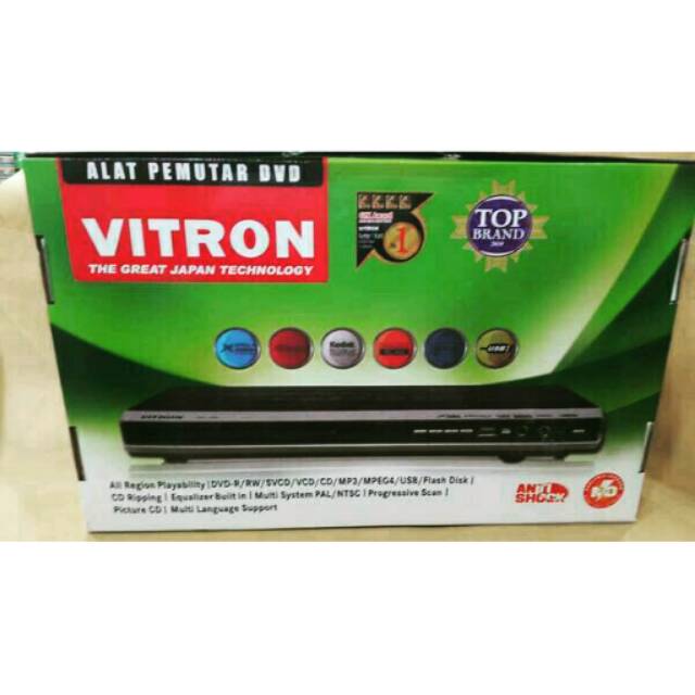 DVD vitron MPEG4 MP3 USB /DVD MURAH