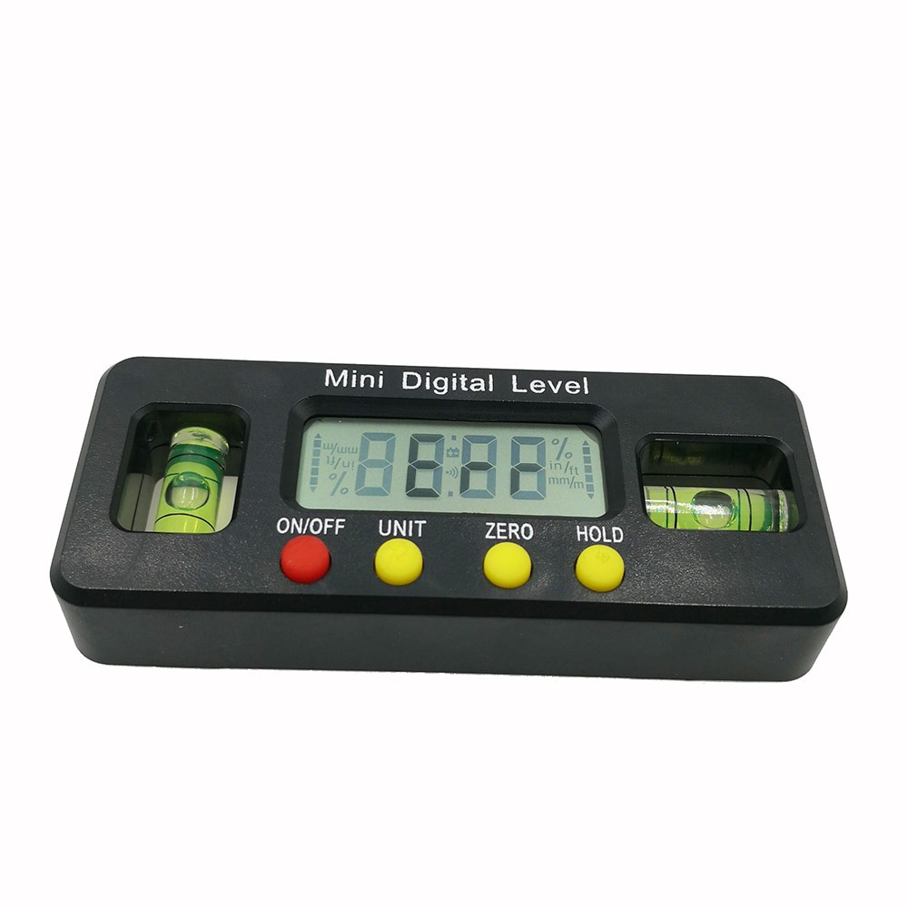 GEMRED Alat Ukur Sudut Kemiringan Digital Inclinometer Level with Magnetics Angle Measuring - Black - 7RHA37BK