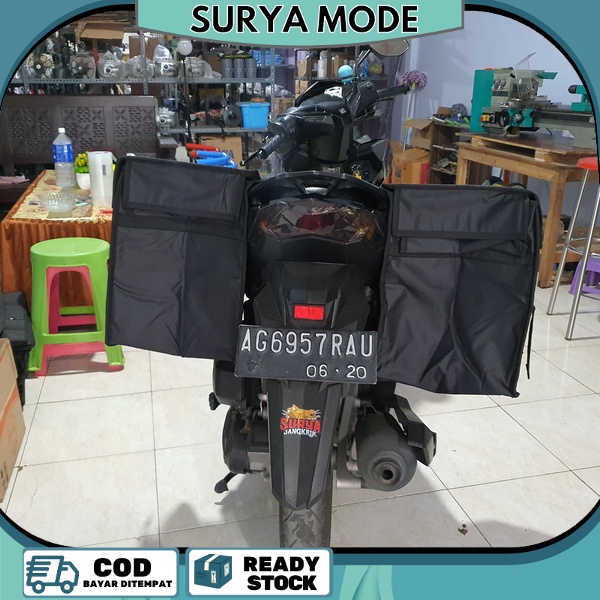 Tas obrok motor tas obrok Kurir multifungsi ukuran kecil Anti Air