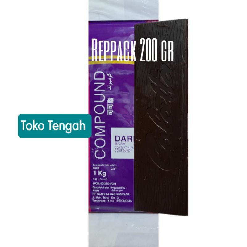 

COLATTA DARK 200GR POTONG/DARK COKLAT COMPOUND/COKELAT BLOCK