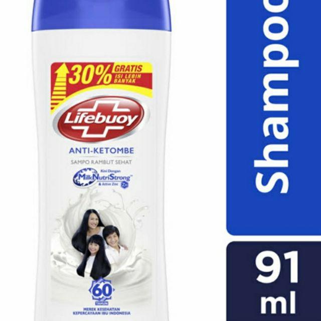 Lifebuoy Shampo Anti /STRONG & Shiny/Anti HairFall/Anti Dandruff 91mL-Anti Dandruff