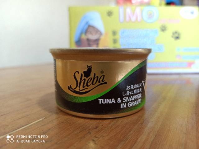 Sheba makanan kucing real daging kaleng