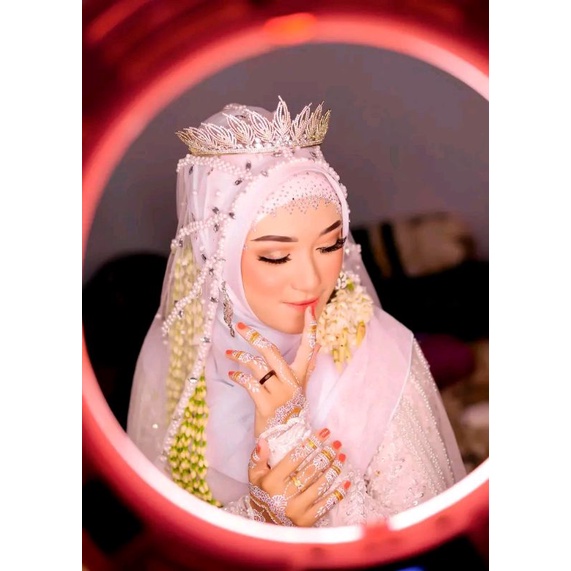 veil wedding/ slayer pengantin / slayer wedding / slayer pesta / slayer india