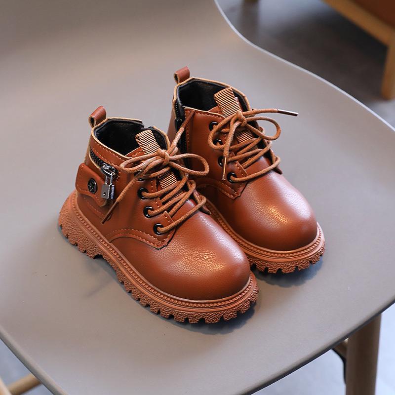 SH38-Sepatu Boot Marting Anak Laki Perempuan Gembok