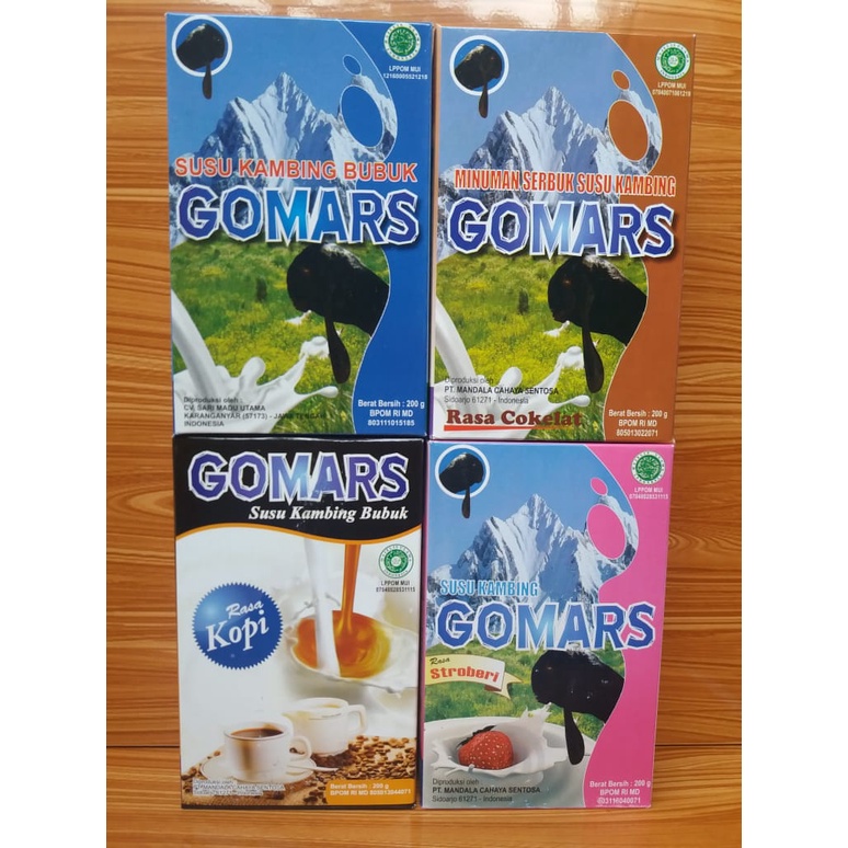 

GOMARS ORIGINAL / GOMARS COKLAT / GOMARS KOPI / GOMARS STROWBERY