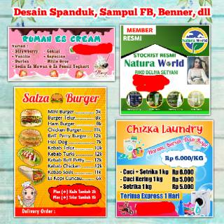 desain logo olshop (desain benner, spanduk, sampul fb,dll