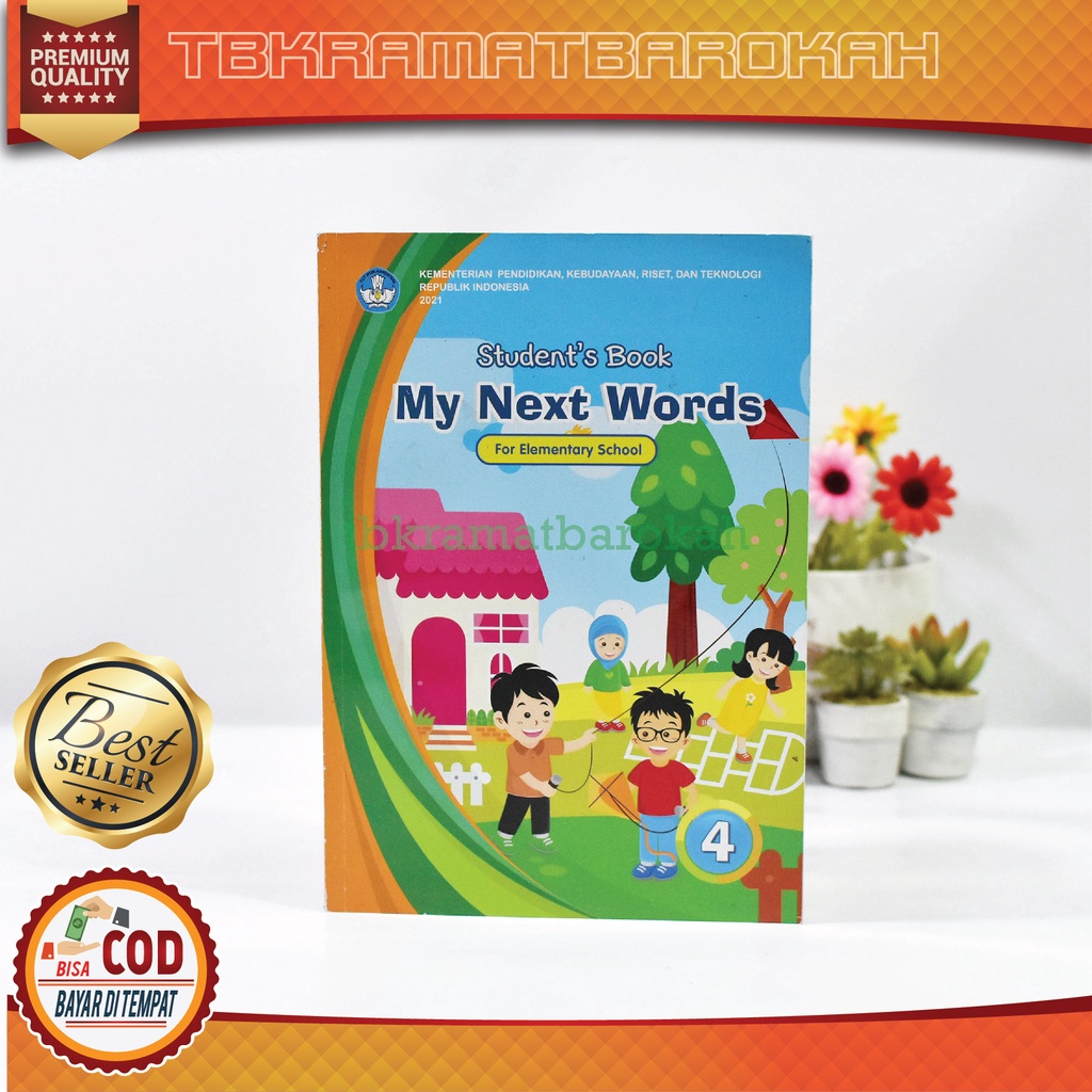 Buku Pelajaran Siswa SD Kelas 4 IV Mapel Bahasa Inggris My Next Words Kurikulum Merdeka Kurikulum Pe