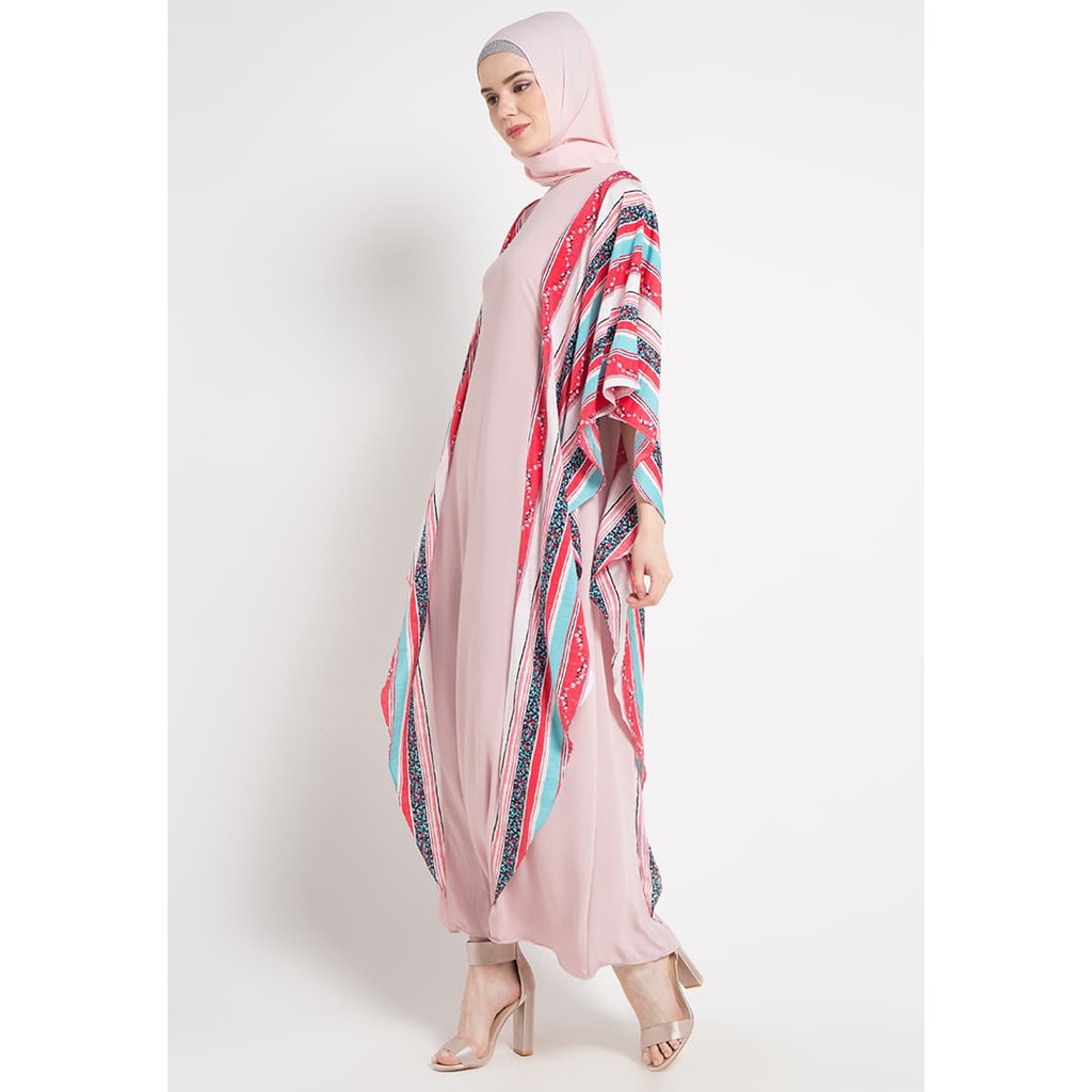 GAMIS STEVIA MURAH TERBARU MAXI GAUN DRESS SPANDEK CREPE POLOS MIX KATUN SALUR FIT M L LD94 C8D1