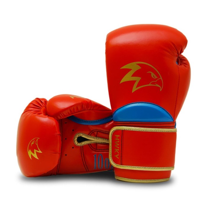 Hawkeye Fightwear Supra Red Hawk Boxing / Muaythai Gloves Original Hawkeye Glove