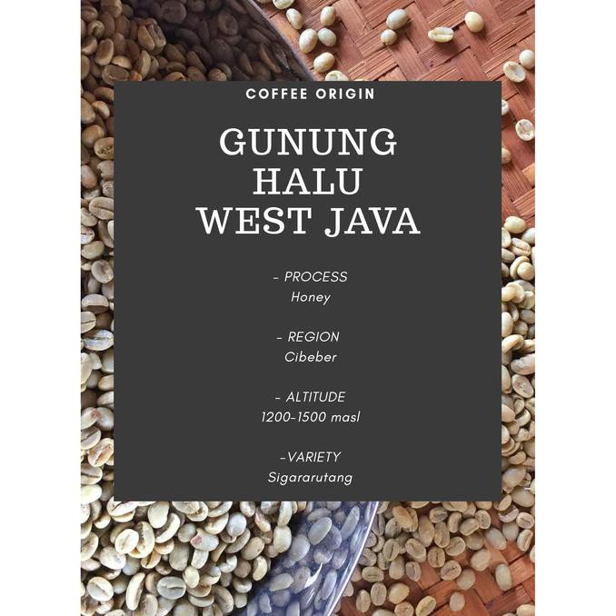 

Biji Kopi Arabika Mentah Java Preanger Gunung Halu SPECIAL