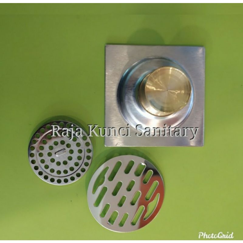 Smart Floor Drain Stainless 10x10cm/Saringan Got Anti Bau Dan Serangga/Floor Drain