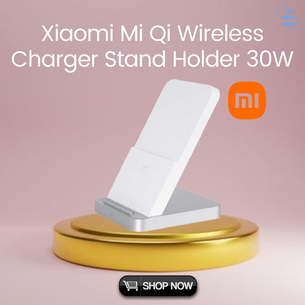 Xiaomi Aksesoris Qi Wireless Charger Carger HP Android iPhone Original Tanpa Kabel Wireless Bluetoot