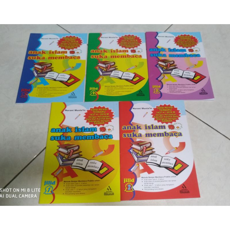 

buku paket belajar membaca jilid 1-5