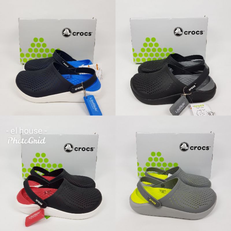 sepatu sandal crocs pria