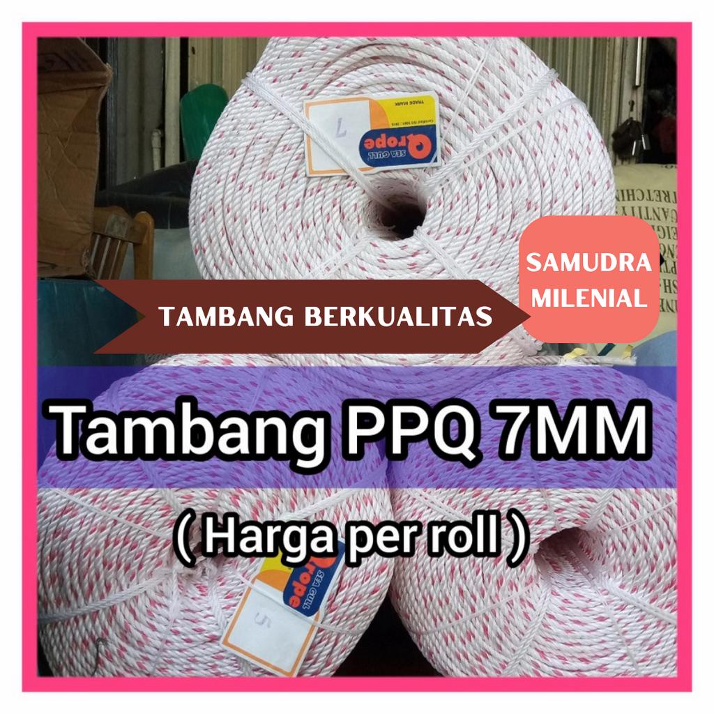 Tali Tambang PPQ 7mm / Tambang Fuso / Tambang 7mm / Tambang Kapal Bahan PP Berkualitas GROSIR MURAH
