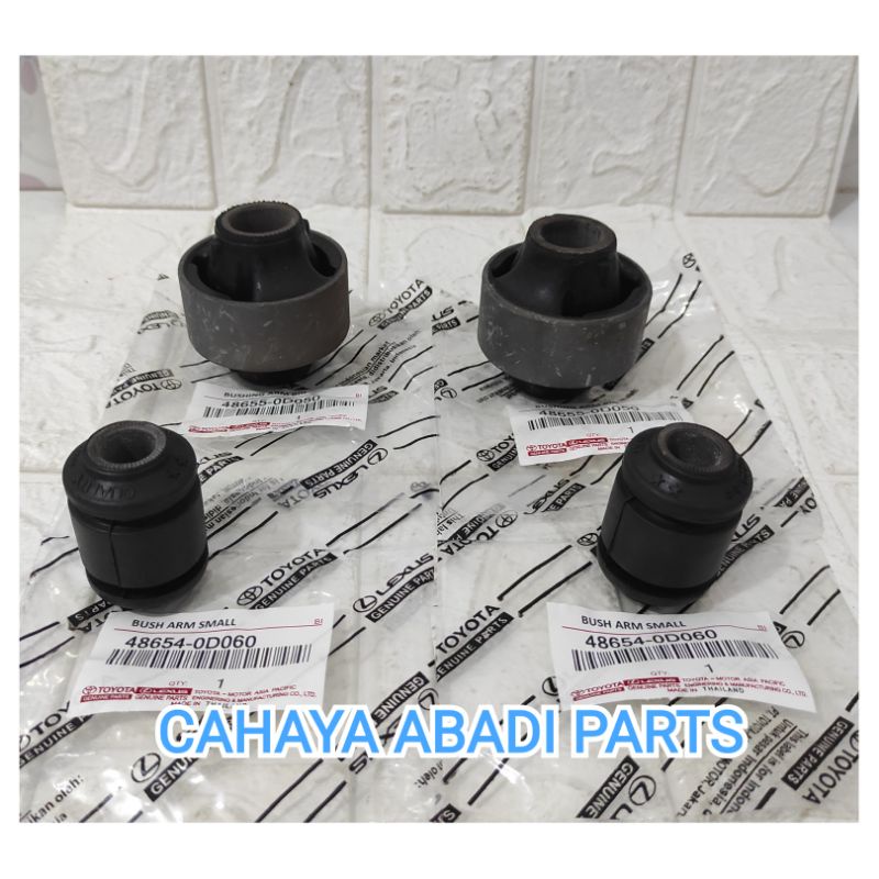 BUSHING LOWER ARM DEPAN BESAR KECIL NEW VIOS YARIS  2 SET 4 PCS BUSHING ARM VIOS GEN 2