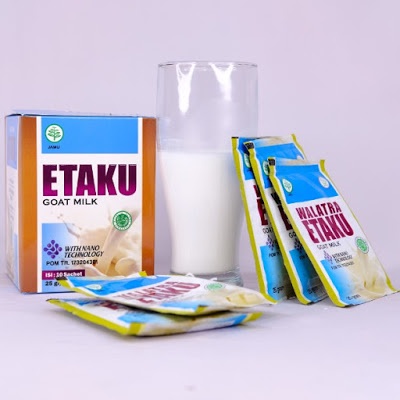 Susu Kambing Etawa Rendah Lemak Gula Atasi Gangguan Tulang dan Sendi Osteoporosis Nafas Lega Asli Original Walatra Etaku Isi 10 Sachet BPOM dan Halal MUI