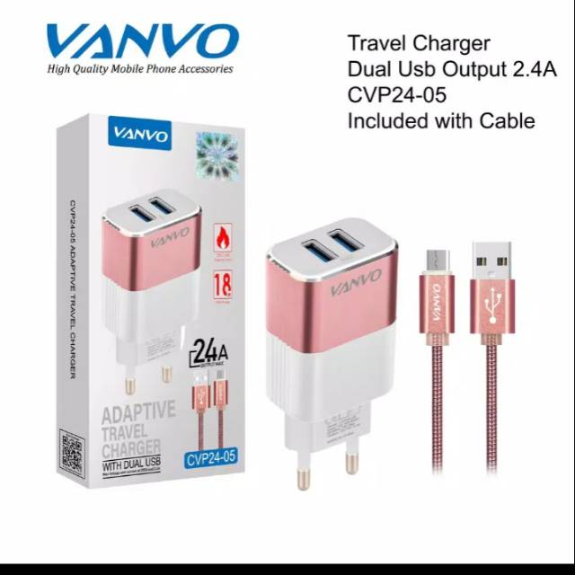 Travel charger vanvo