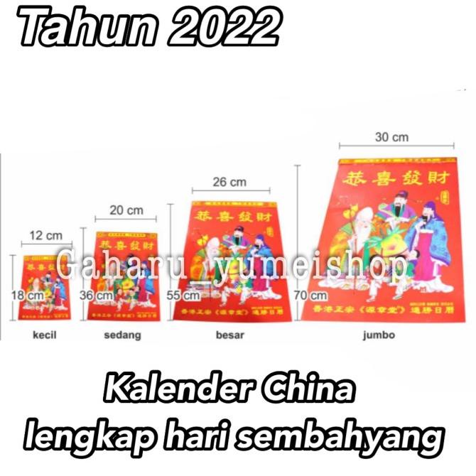 

><><><] Grosir Kalender 2022 Harian Robek Lunar Hongkong China Mandarin Sedang