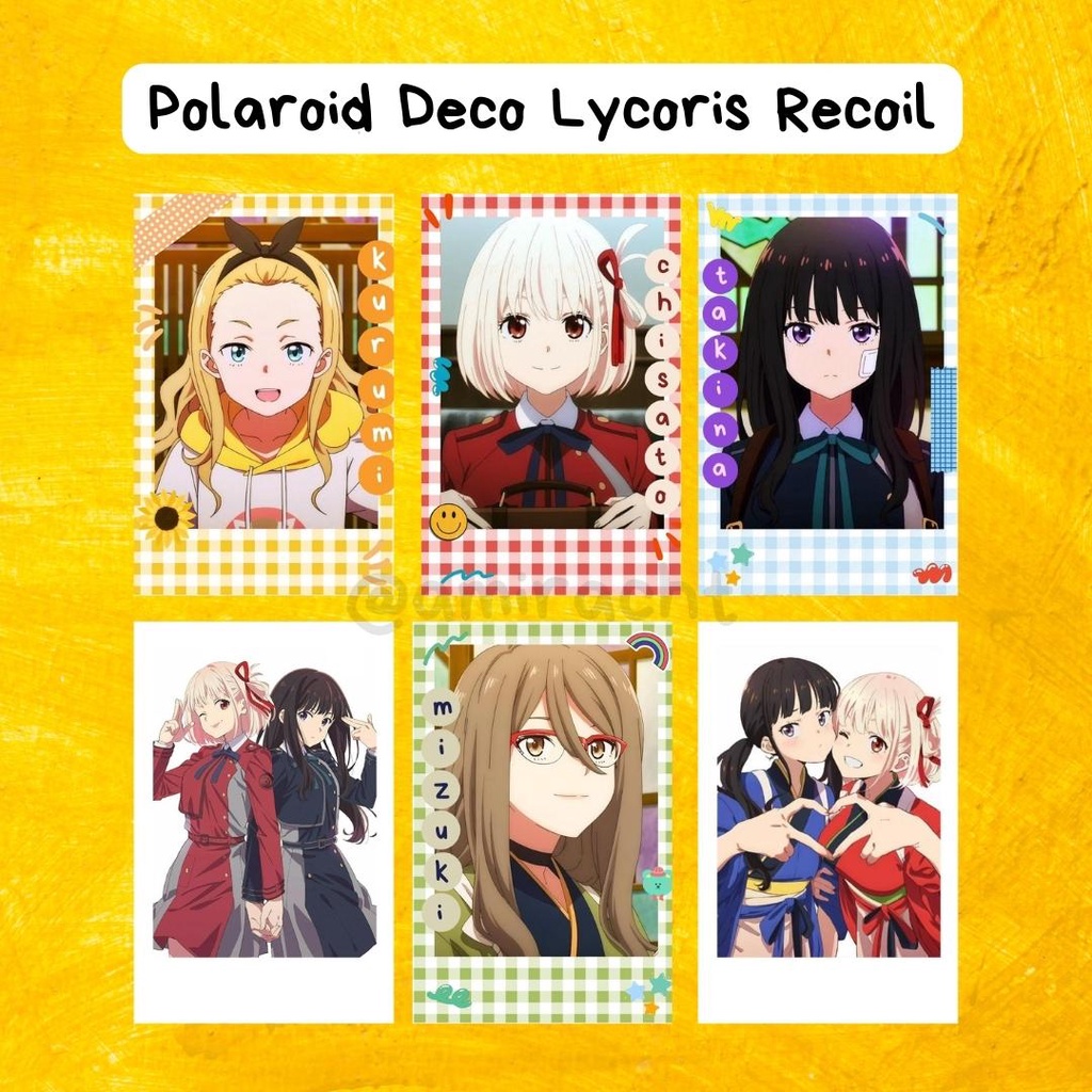 Polaroid Deco Lycoris Recoil