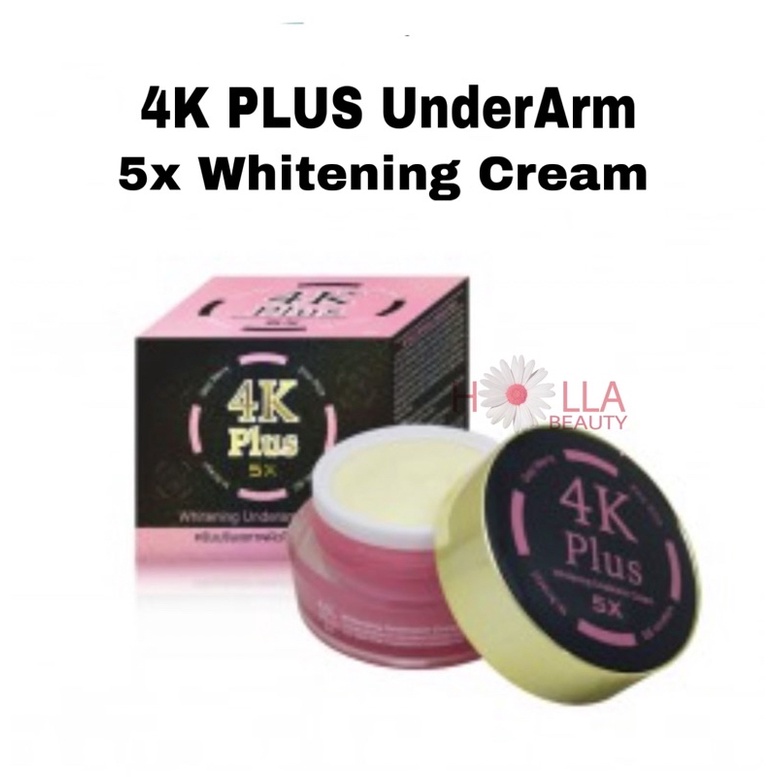 4K PLUS 5X WHITENING UNDERARM CREAM / KRIM 4K / KRIM THAILAND / KRIM KETIAK / PEMUTIH KETIAK / DEODORAN