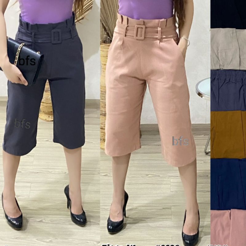 Celana Kulot Wanita Import softJeans 7/8