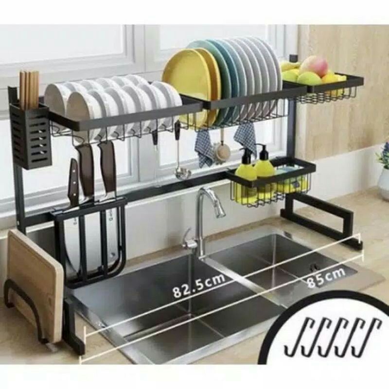 RAK WASTAFEL# RAK DAPUR #RAK PIRING 85CM
