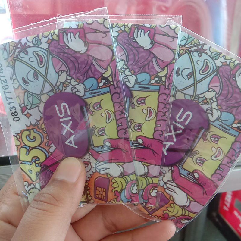 kartu paket axis 3GB khusus area SUMATRA SELATAN