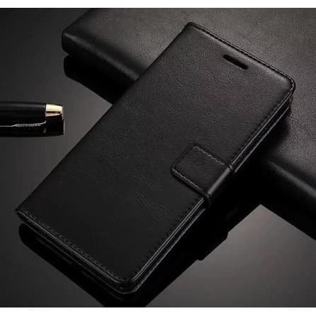 Casing Vivo Y30/Y50 Flip Cover Wallet Leather Case