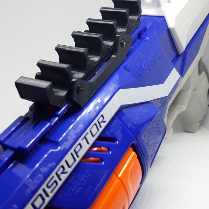 Nerft Dart Clip Holder 8 Dudukan Peluru Disruptor Elite Strongarm Stryfe