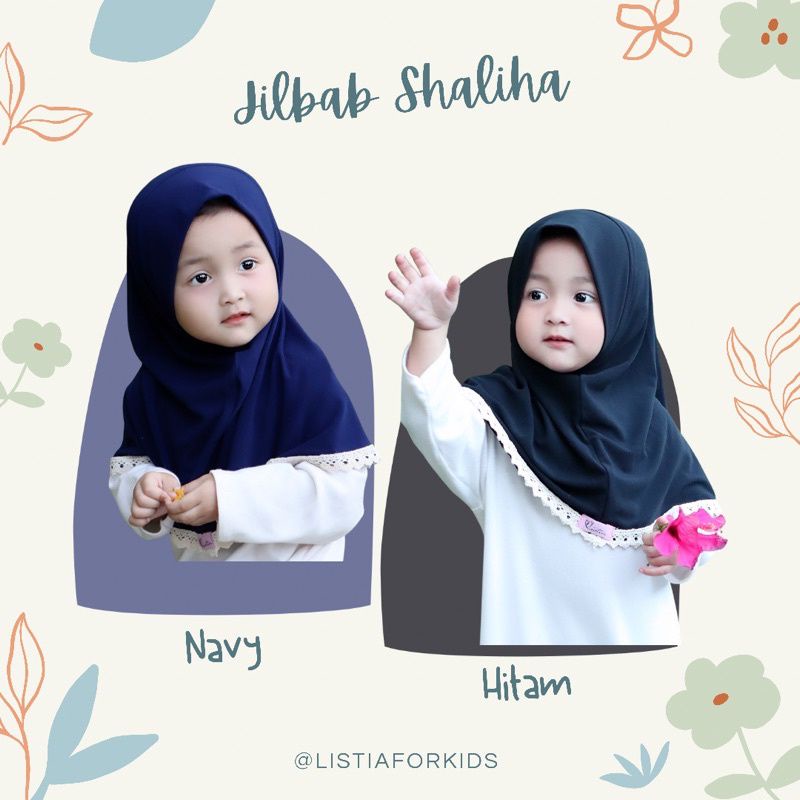 jilbab SALIHA | jilbab anak perempuan 1 2 3 4 5 Th