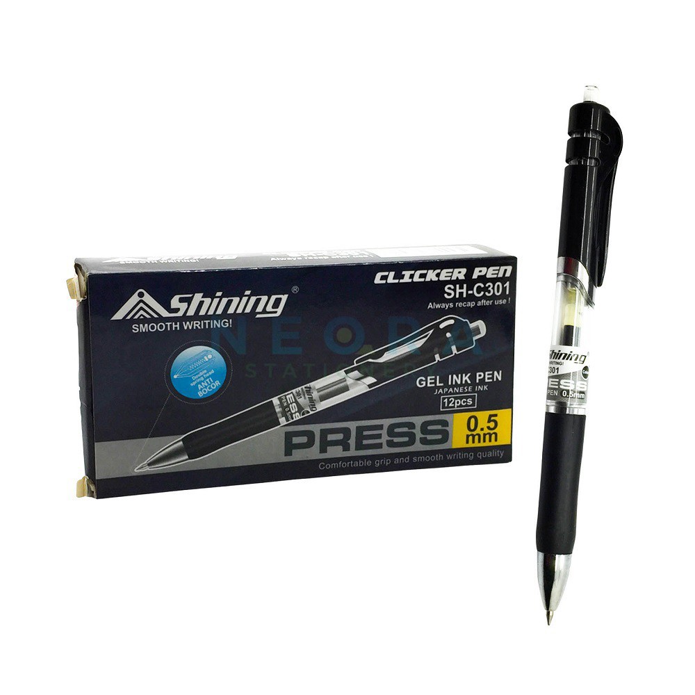

Shining Pulpen Clicker Gel Ink Pen SHC-301