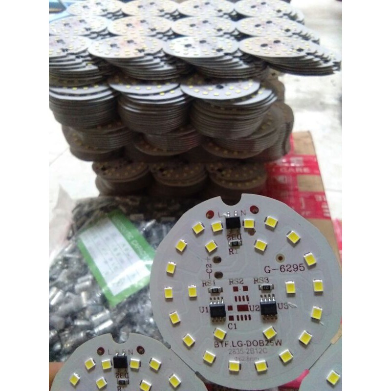 pcb led ac 25w elco solder