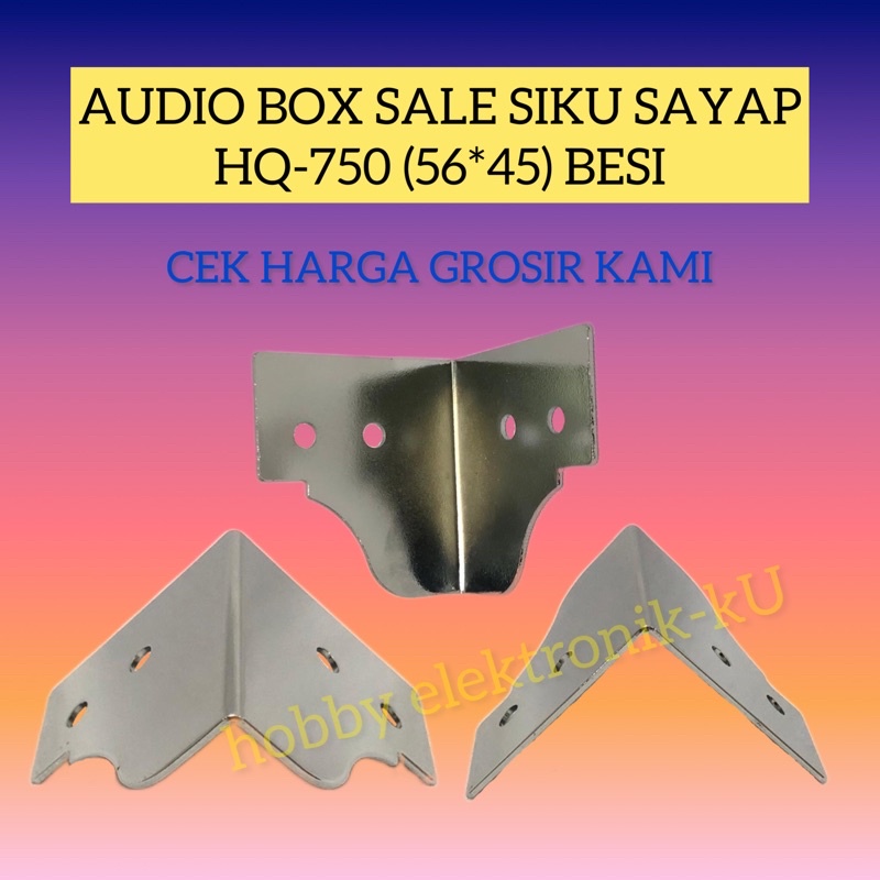 AUDIO BOX SALE SIKU SAYAP HQ-750 (56*45) BESI