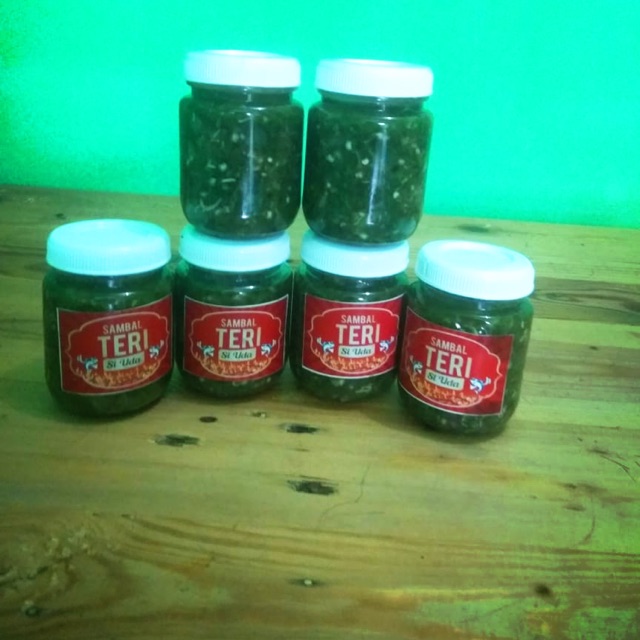 

Sambel Teri Cabe ijo 200gr