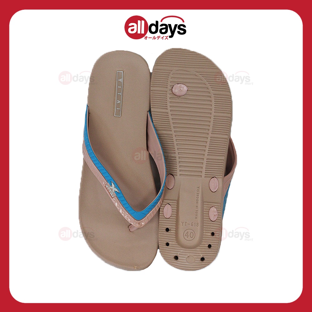 Alldays YT ~ Sandal Jepit Wanita YT-618 Size 36-40