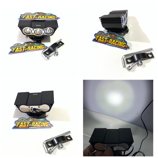 Lampu Tembak OWL 3 Mata Led Cree UltraFire Flash