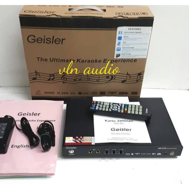 Ready Stok dvd player karaoke GEISLER OK 518 OK518 OK 518  SUPPORT SMARTPHONE  Murah