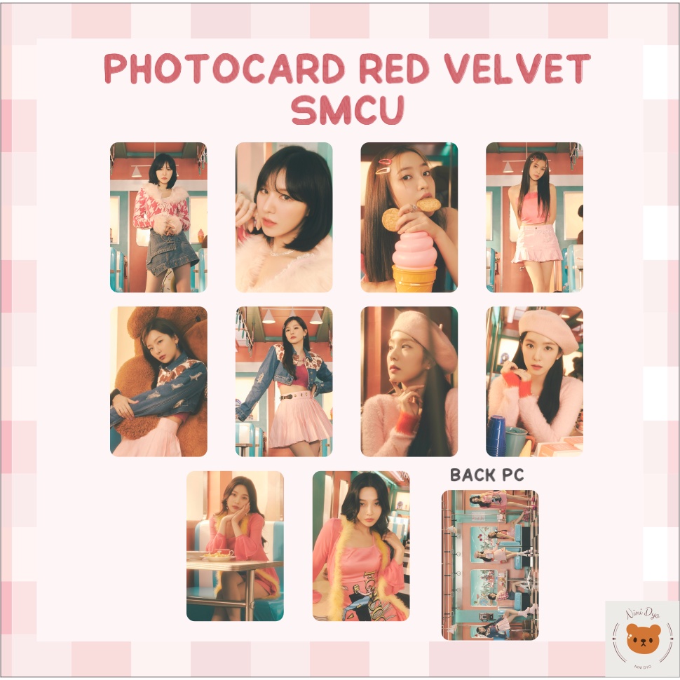 Photocard Unofficial Red Velvet SMCU Irene Seulgi Wendy Joy Yeri Photo Teaser Fanmade PC RV