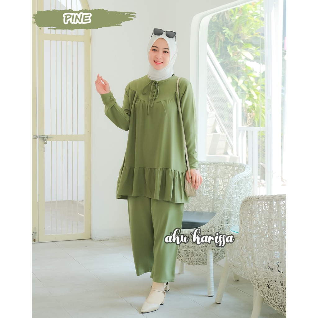 Syahila One Set Ori Aku Karissa - Baju Set Wanita Terbaru