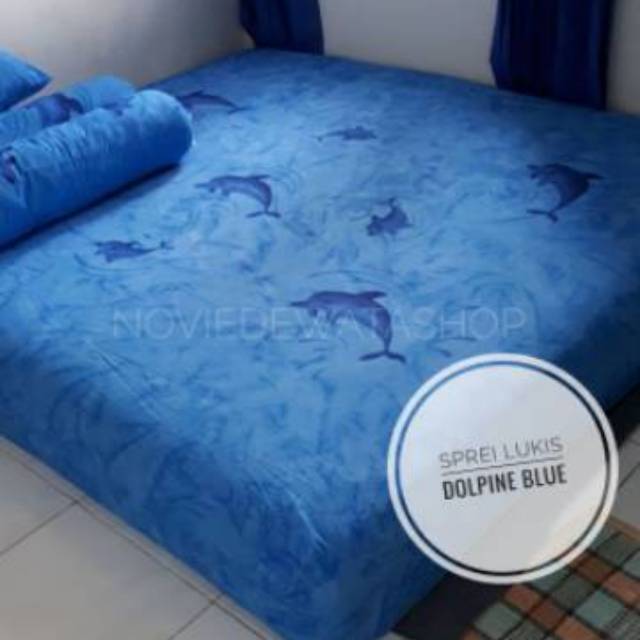 

Sprei lukis bali motif dolphine