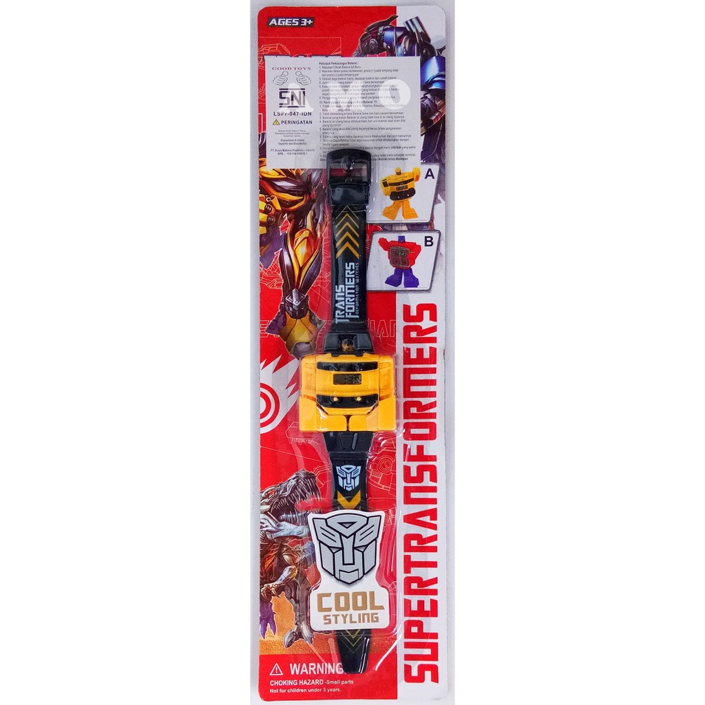 Parling Laris JAM TANGAN TRANSFORMER BUMBLEBEE Low Price