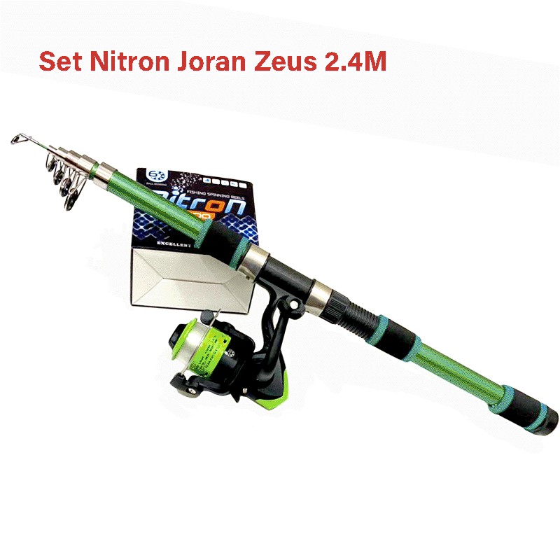 TERBARU Set Pancing Katana Zeus NITRON  1.8  - 3.0 M Japan Style 6 Bearing