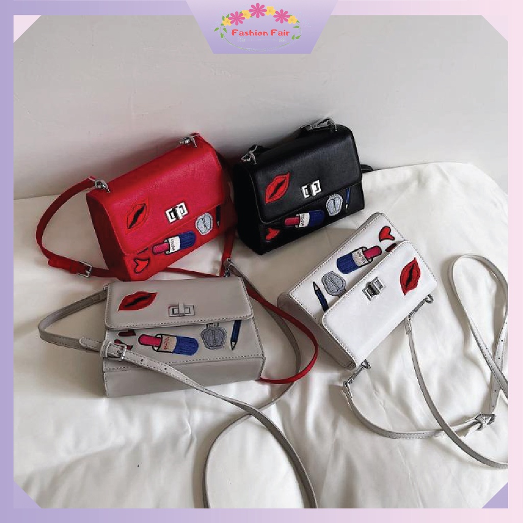 Fashion Fair - Tas LIPSTICK Selempang Wanita T5097 / Sling Bag Fashion / Tas Fashion Cewek / Tas Import