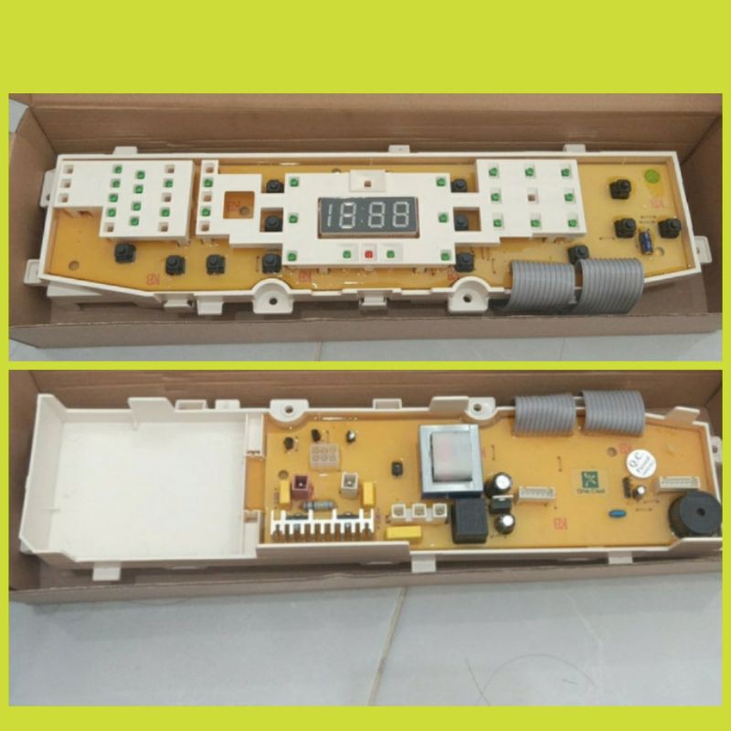 Modul pcb mesin cuci samsung Wa85v9 13tombol