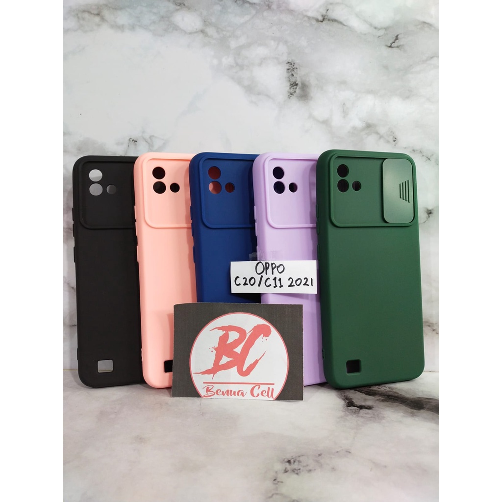 REALME C20 - REALME C11 2021 - SOFTCASE CASE SLIDE KAMERA REALME C20 - REALME C11 2021