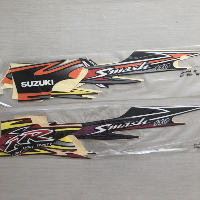 STRIPPING Striping/Sticker/Stiker/Polet Motor SUZUKI Smash 110 2004